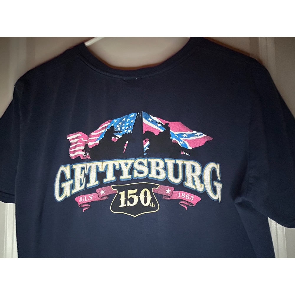 Vintage Y2k "Gettysburg National Military Park" Graphic T-Shirt Sz Mens Medium